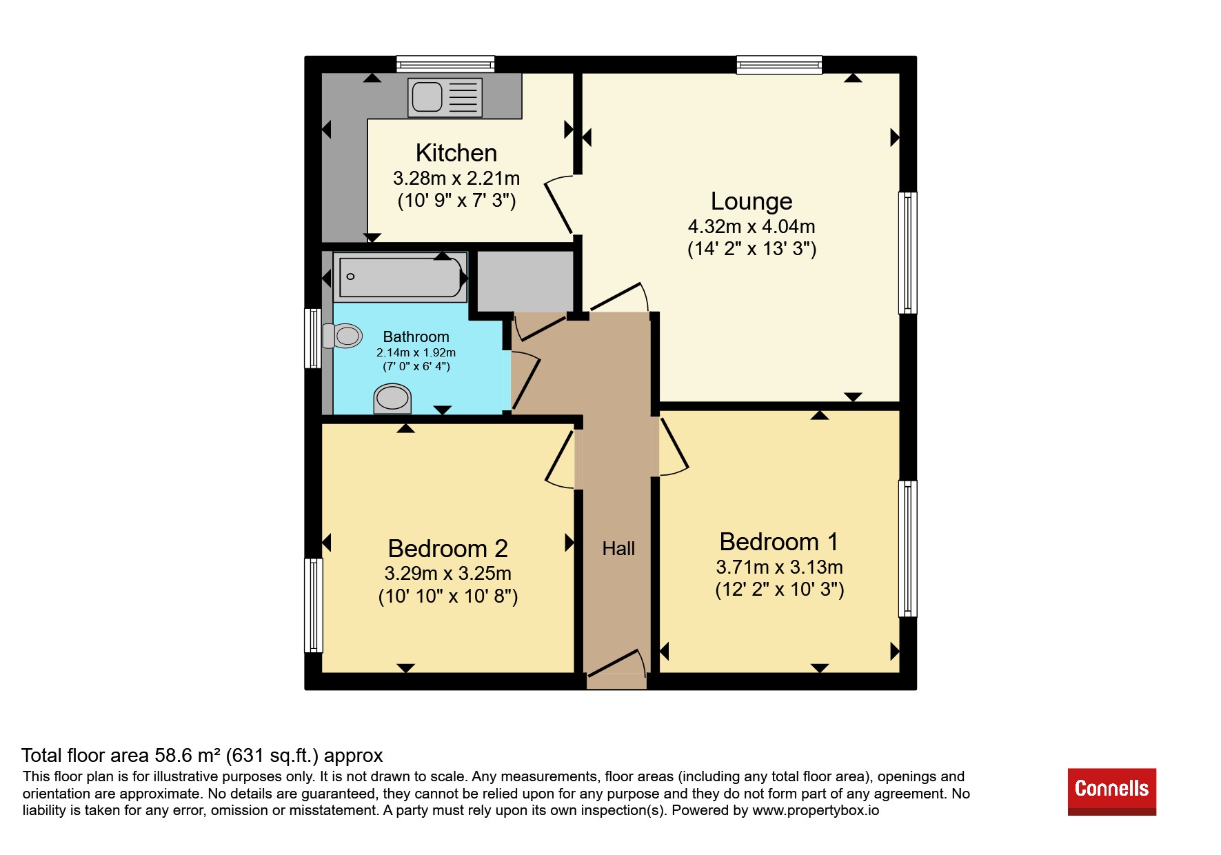 196, Massingham Park, Taunton floorplan