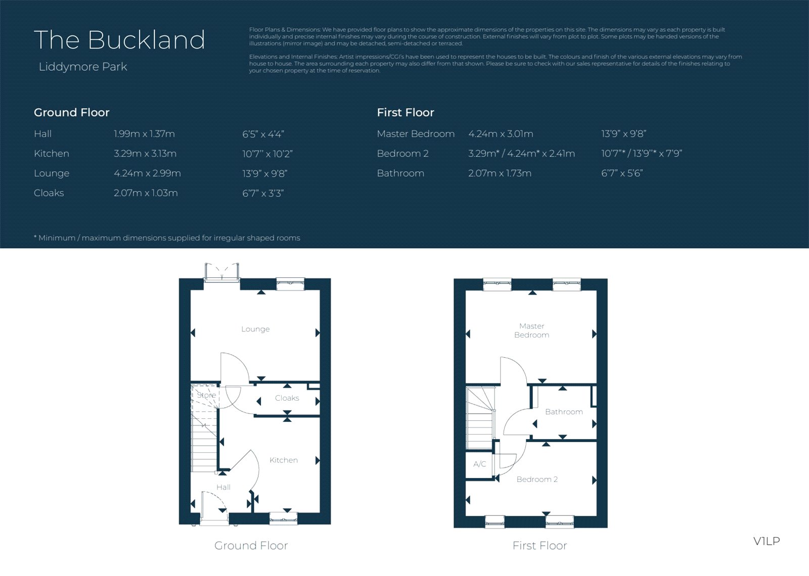 Plot 190 Liddymore Park,, Plot 190 The Buckland, Liddymore Park, Somerset floorplan