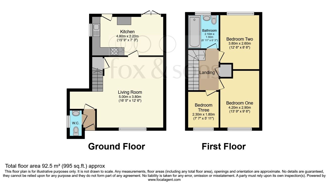 40, School Place, Bexhill-On-Sea floorplan