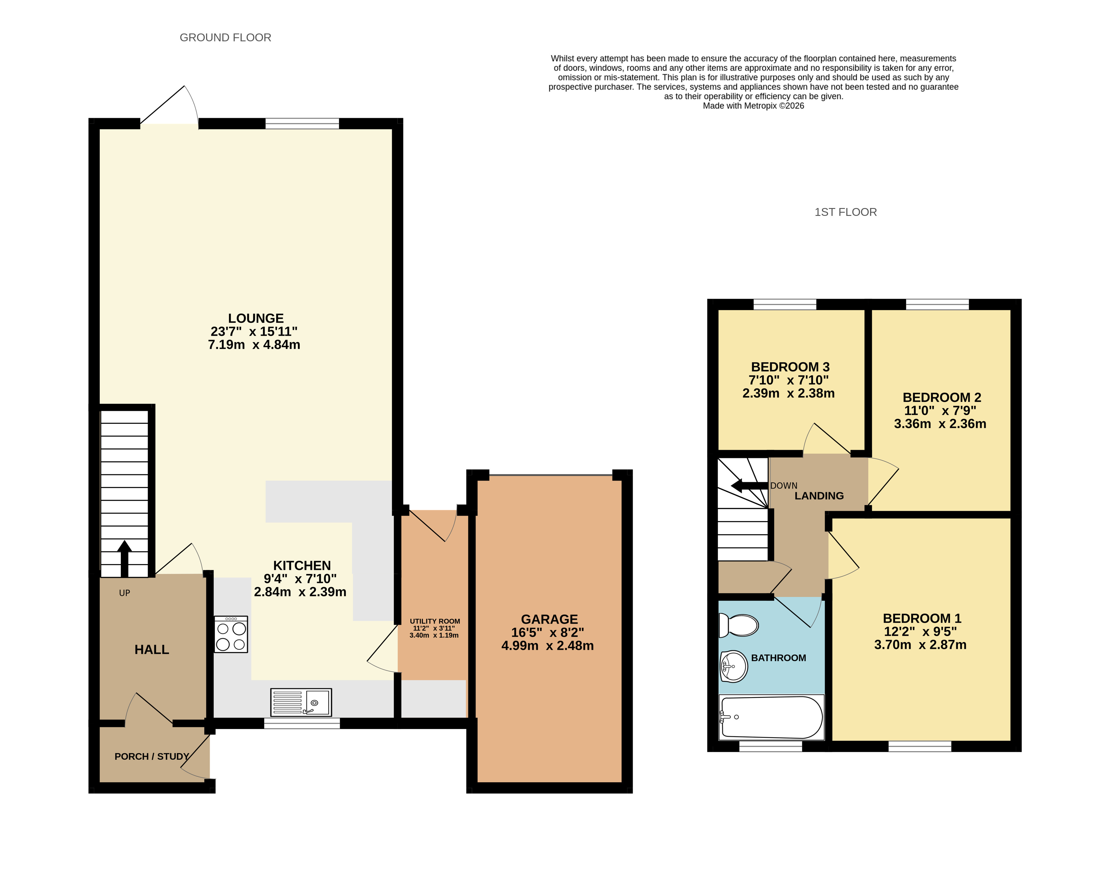 1, Beards Road, Barnstaple floorplan