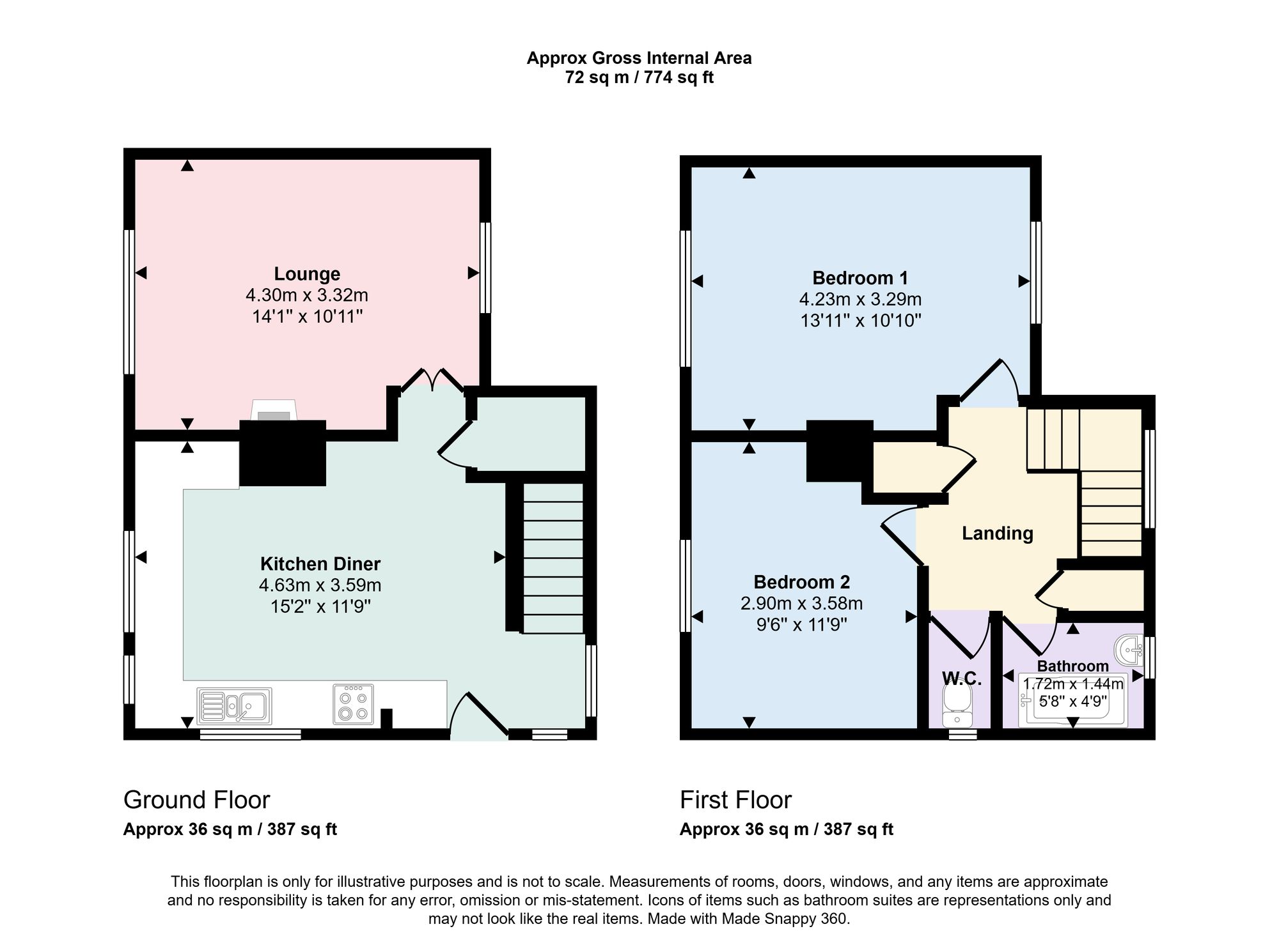 9 Grove Crescent, Halifax floorplan