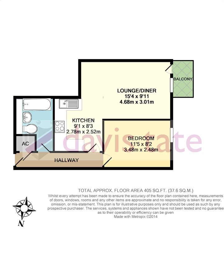 1 Bedrooms Flat to rent in Watlington Street, Reading RG1