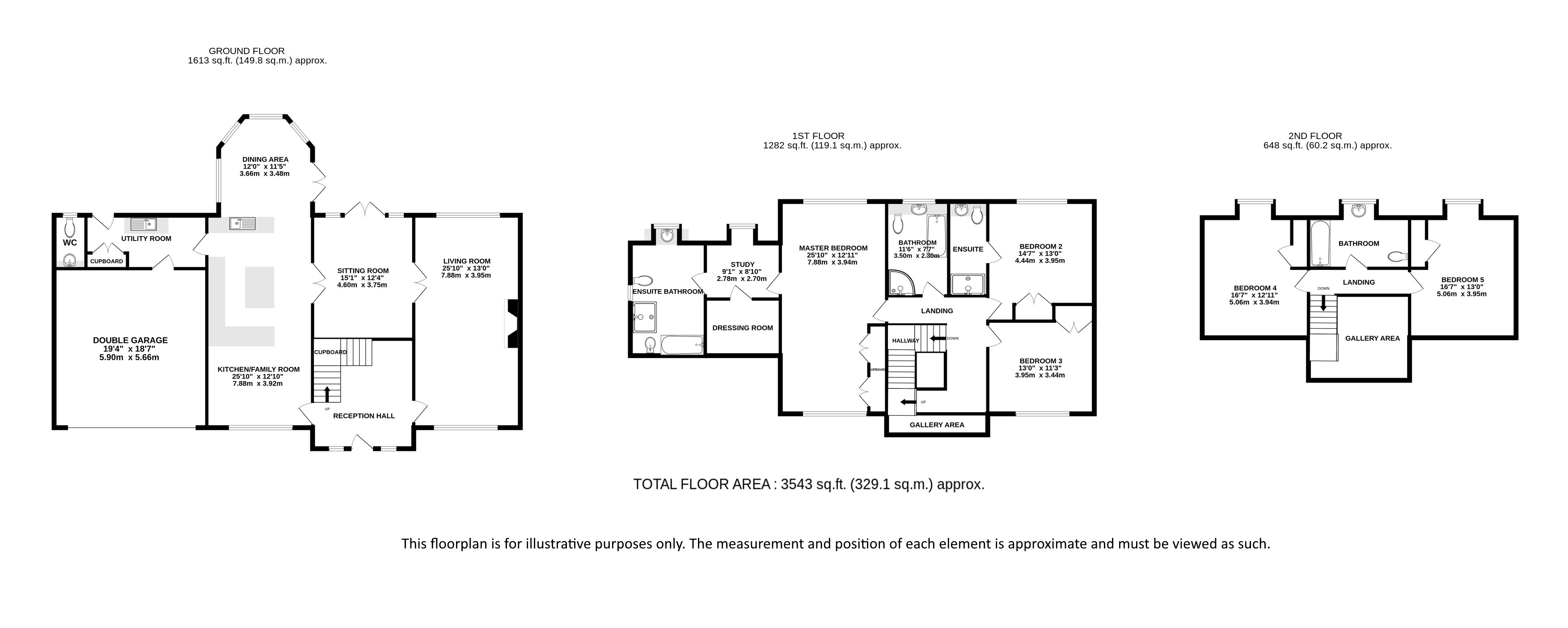 14, Hollybush Lane, St Albans floorplan