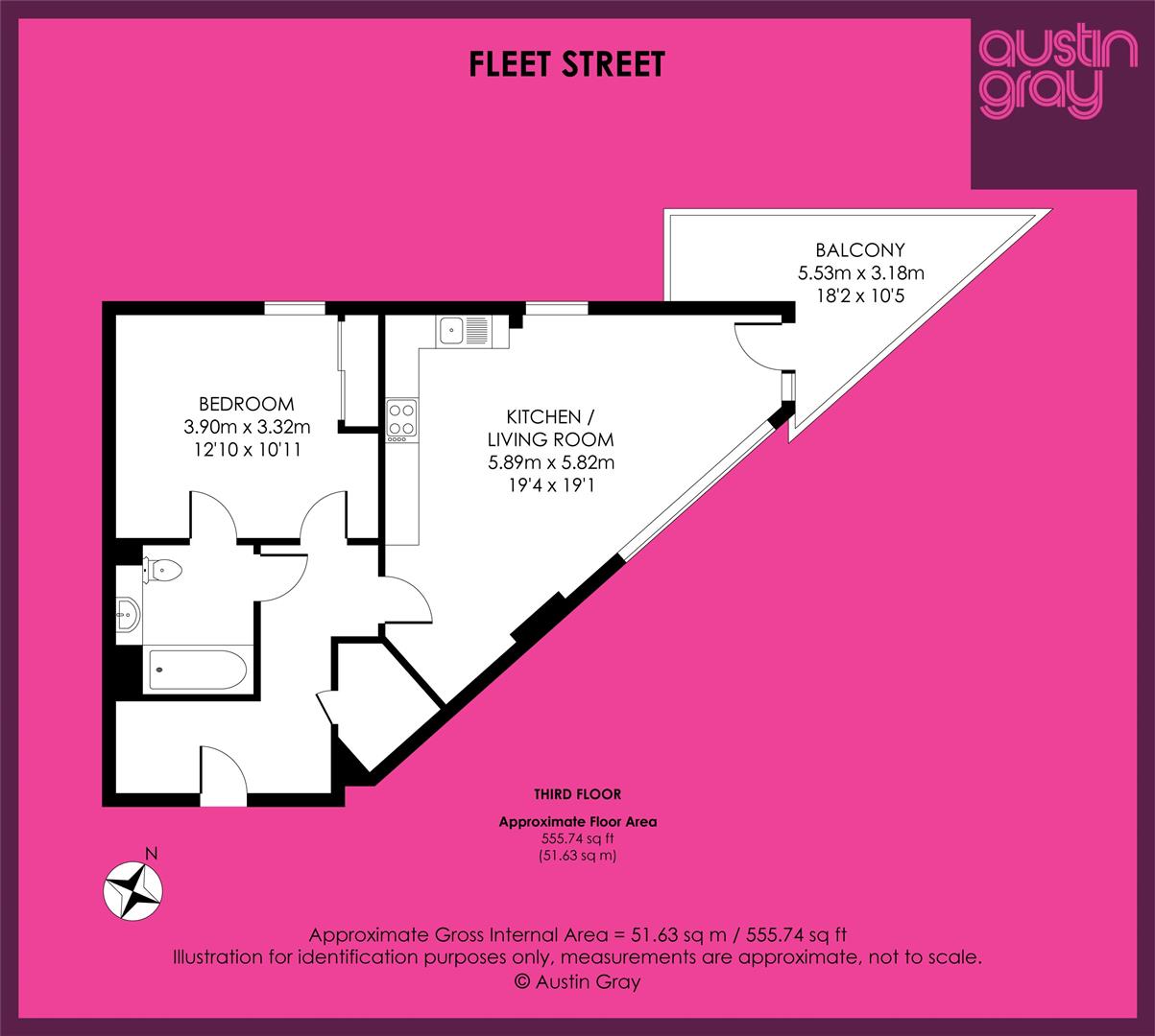Embankment House, 37,7, Fleet Street, Brighton floorplan