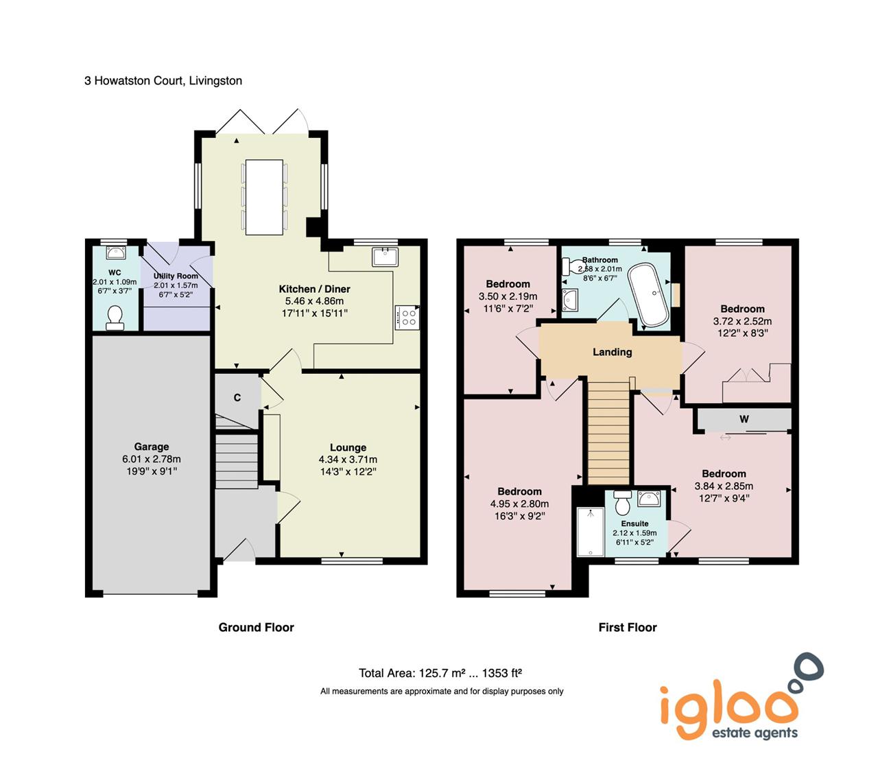 3, Howatston Court, Livingston floorplan