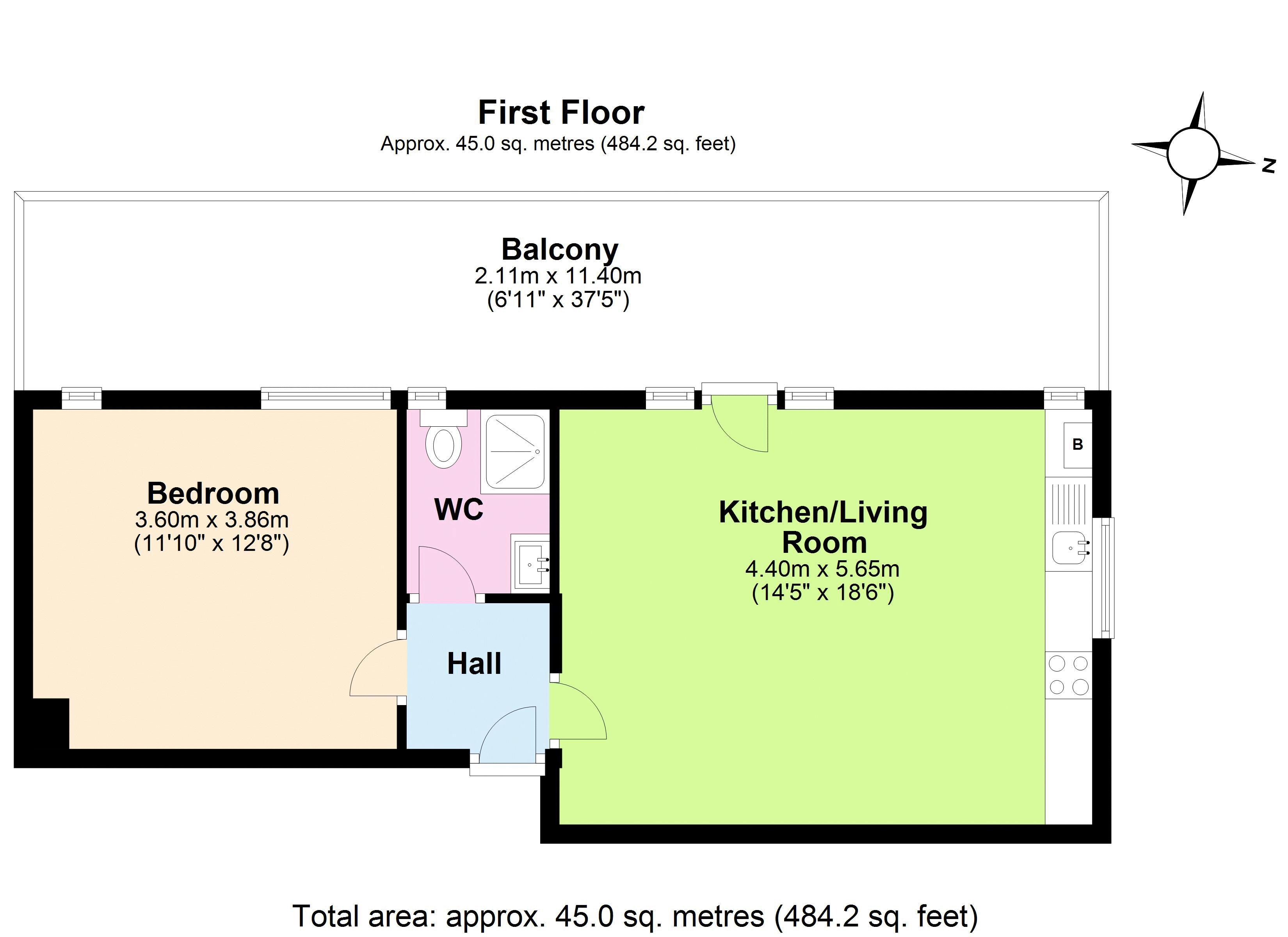 1 Bedrooms Flat for sale in The Pond House Apartments, Turners Hill, Cheshunt EN8