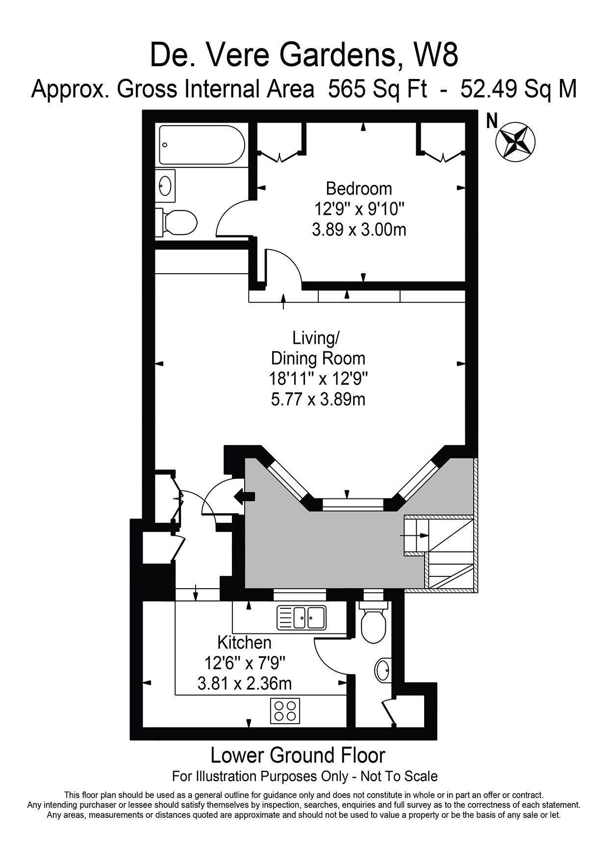 31B De Vere Gardens, London floorplan