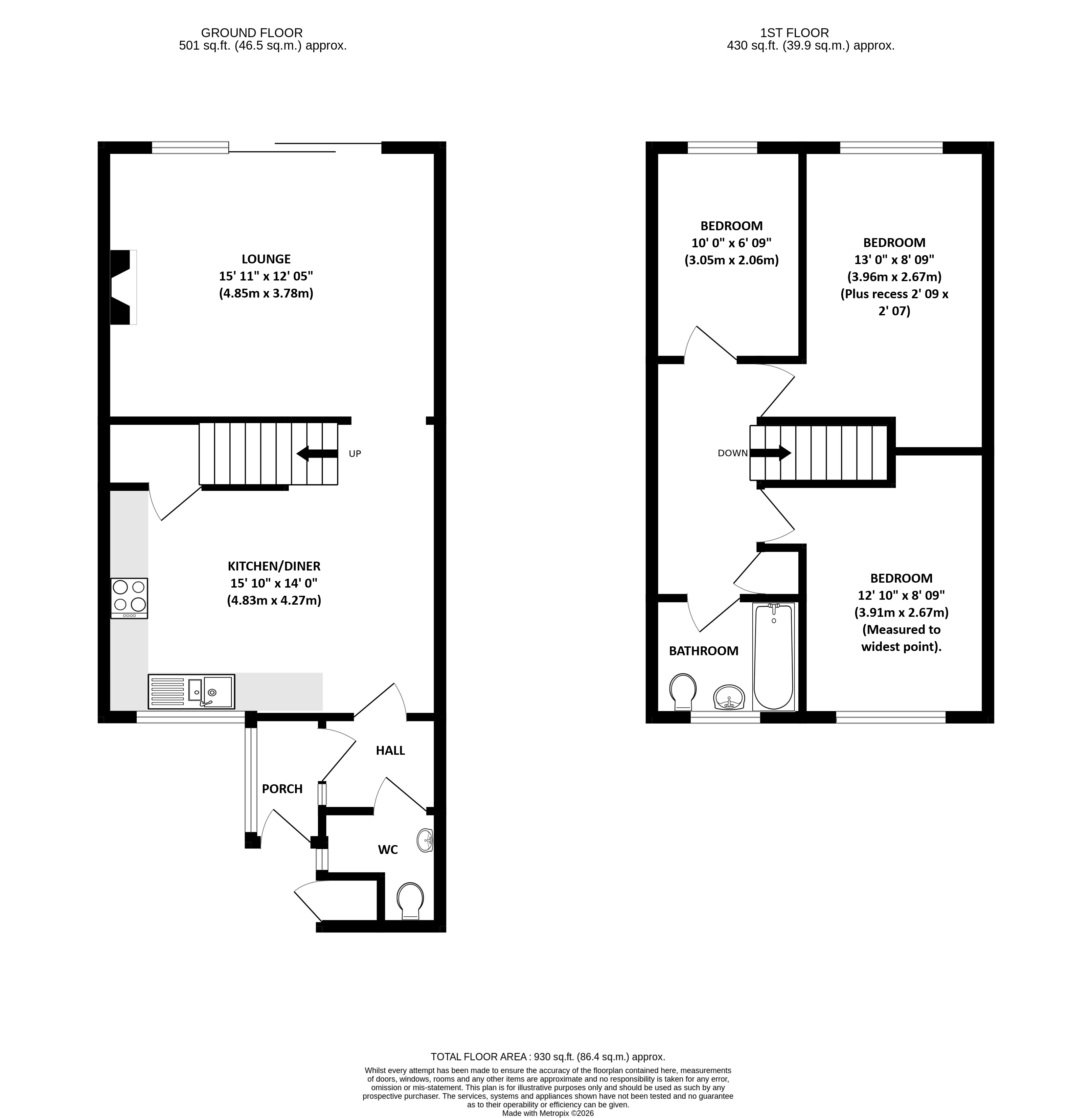 8, Aylesham Road, Orpington floorplan