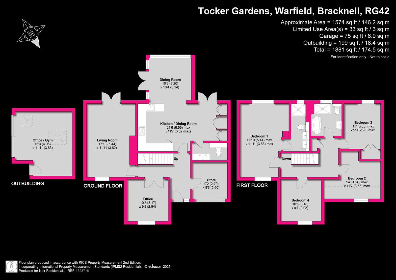 3, Tocker Gardens, Bracknell floorplan