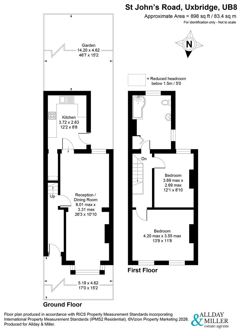 43, St. Johns Road, Uxbridge floorplan