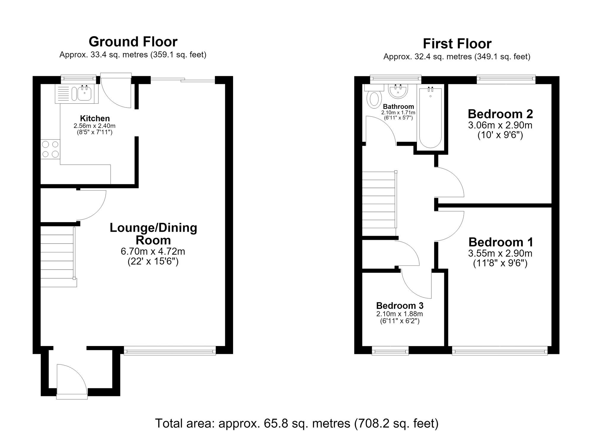 142, Burns Road, Royston, Hertfordshire, SG8 floorplan