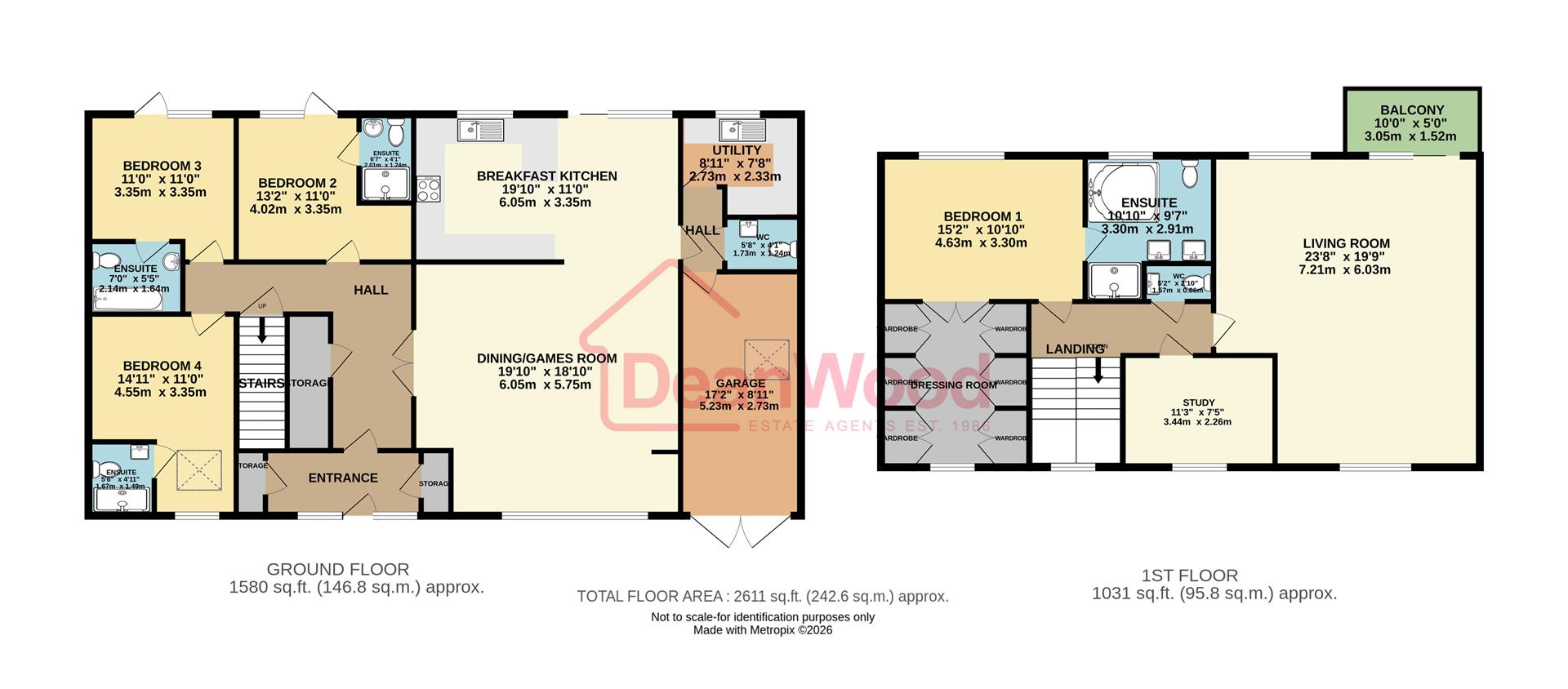 Captains Quarters, 41, Scarlett Road, Castletown floorplan
