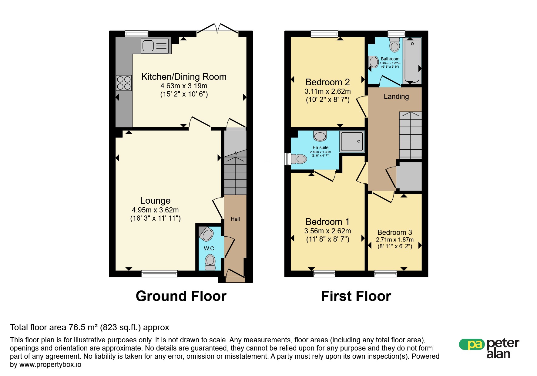 78, Heol Hartrey, Dinas Powys floorplan