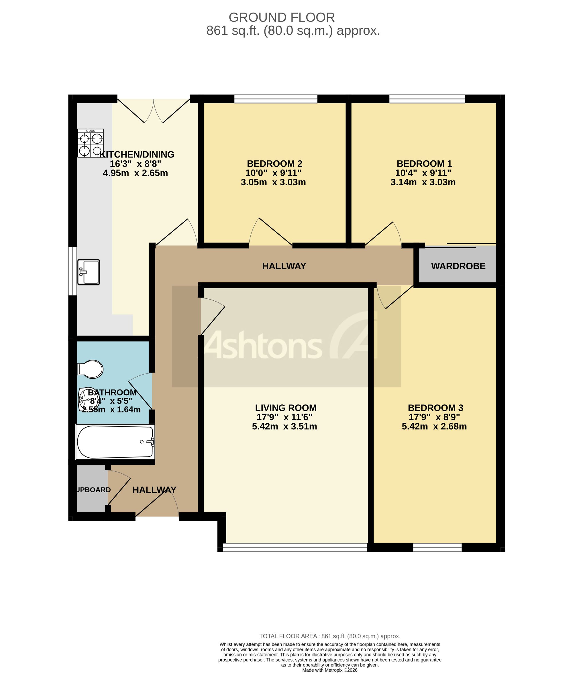 60 Fir Tree Lane, Warrington floorplan