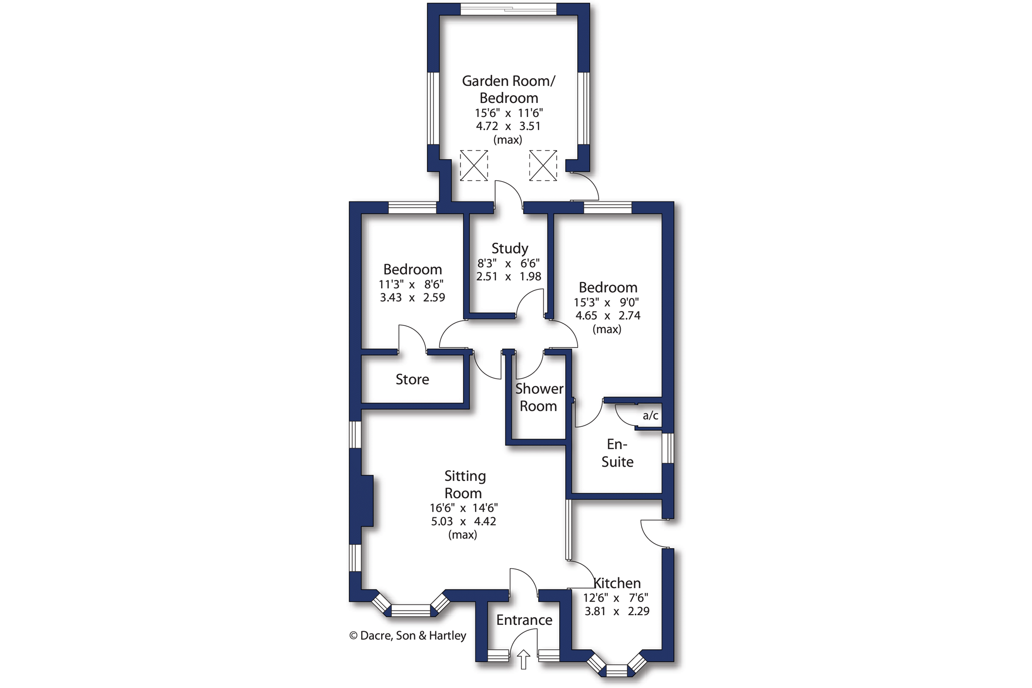 1, Vicarage Gardens, West Yorkshire floorplan