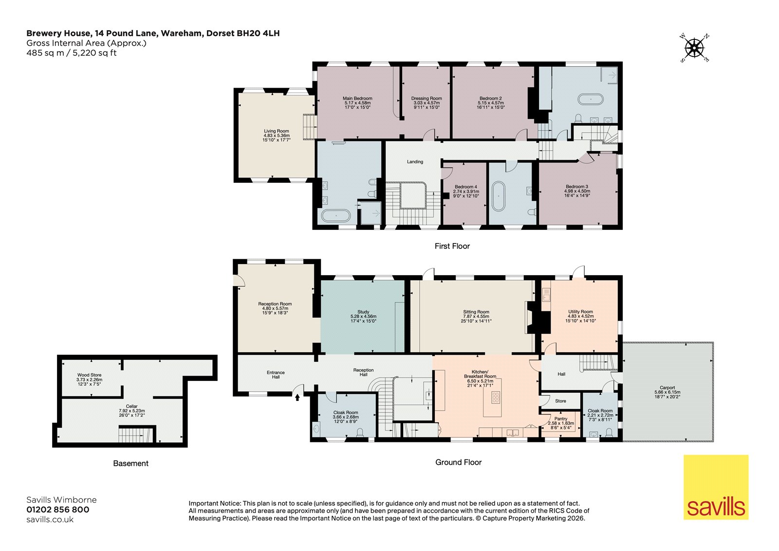 Brewery House, 14, Pound Lane, Dorset floorplan