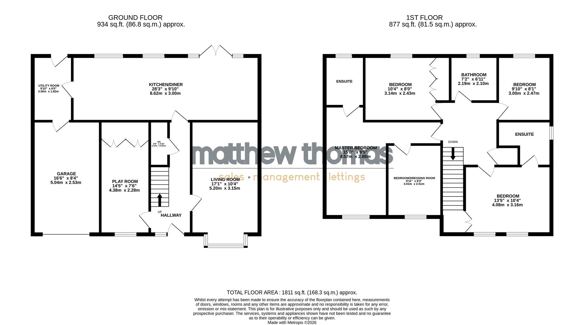 29, Chancery Close, Ripley floorplan