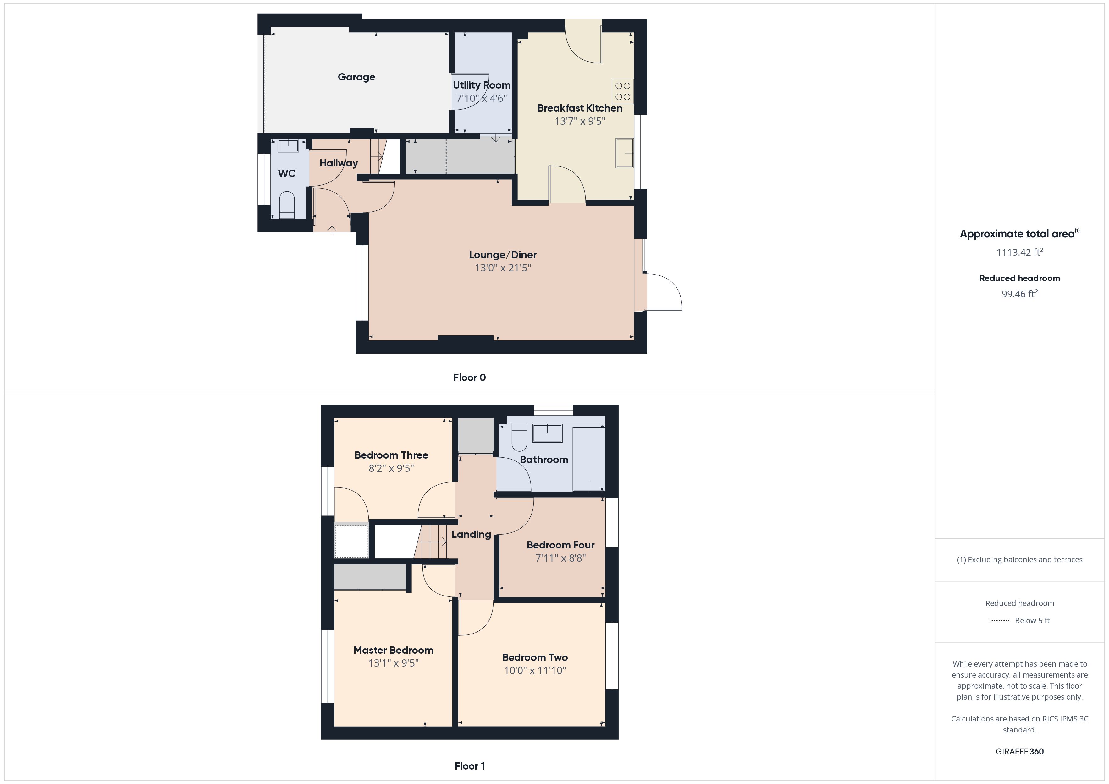 8, Woodlands Grove, Nottingham floorplan