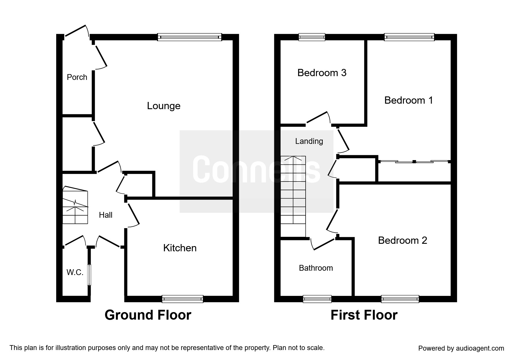 3 Bedrooms Terraced house for sale in Cowfold Close, Crawley RH11