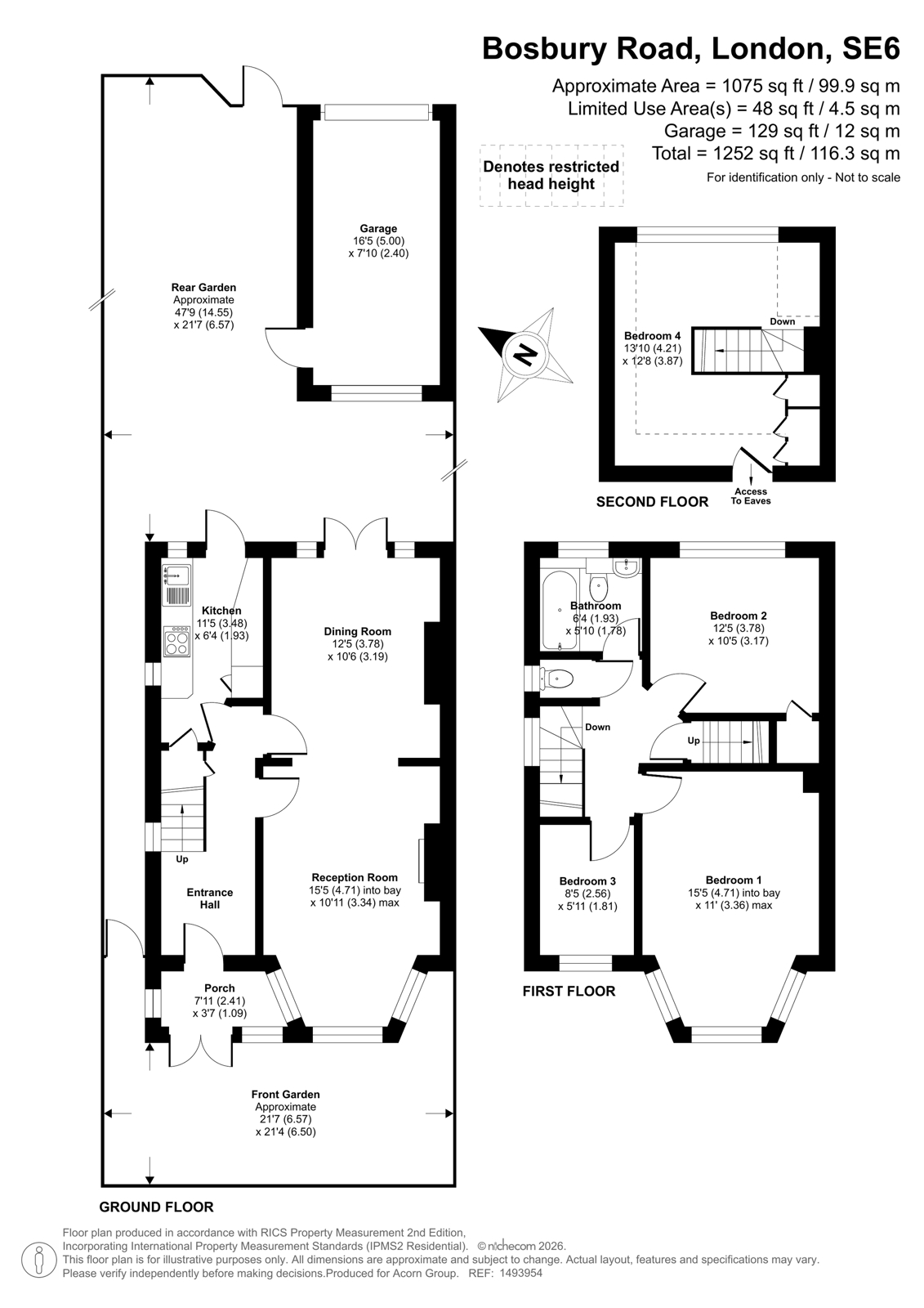 9, Bosbury Road, London floorplan