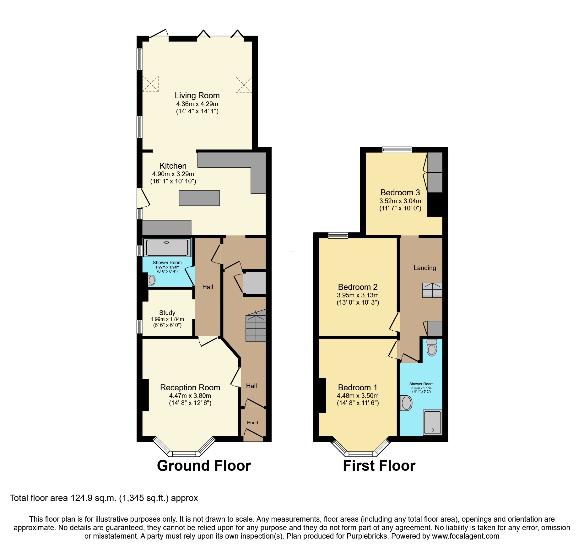 64, Stewart Road, Bournemouth floorplan