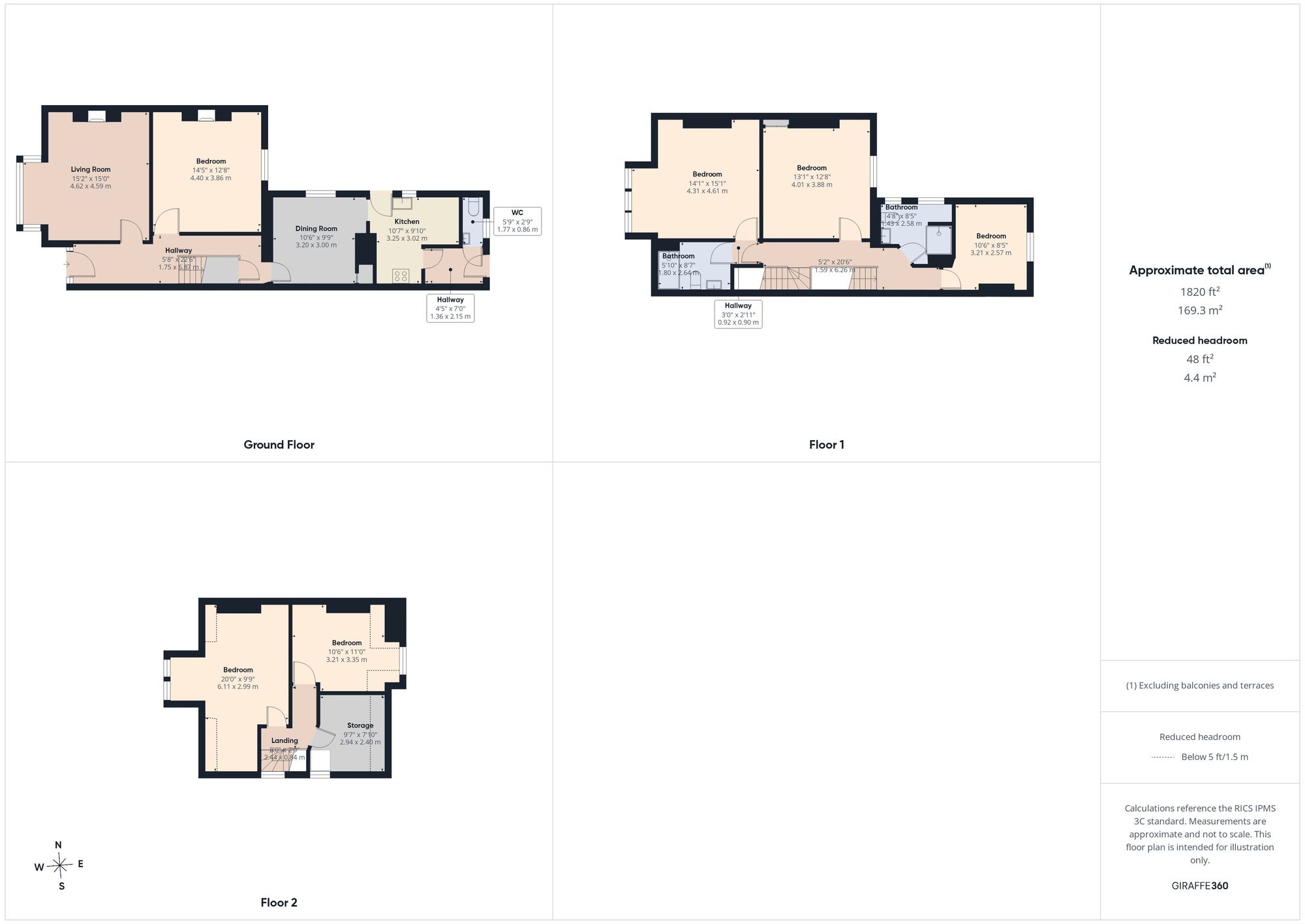62 Worcester Street, Gloucester floorplan