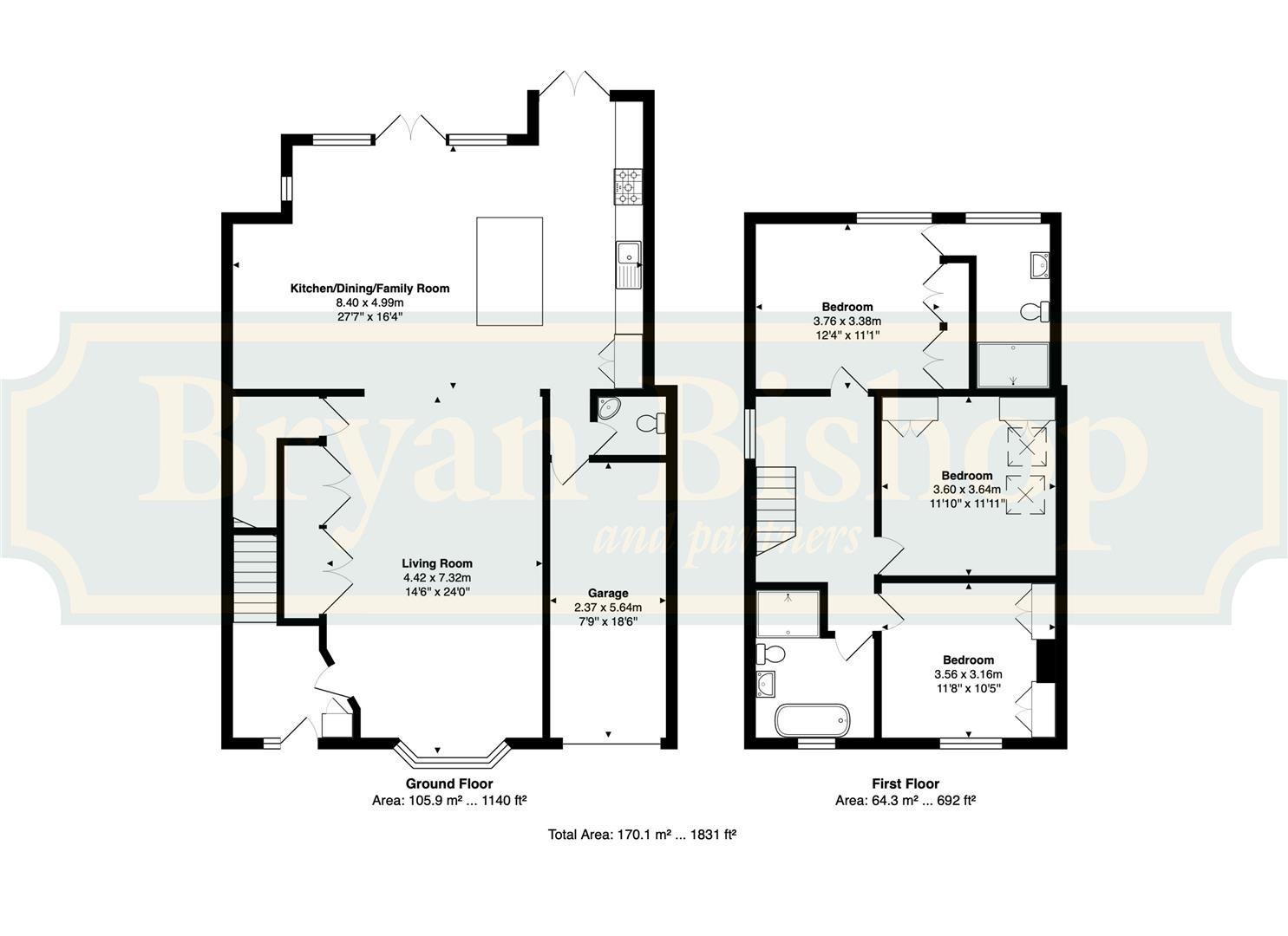 35, Watton Road, Knebworth floorplan
