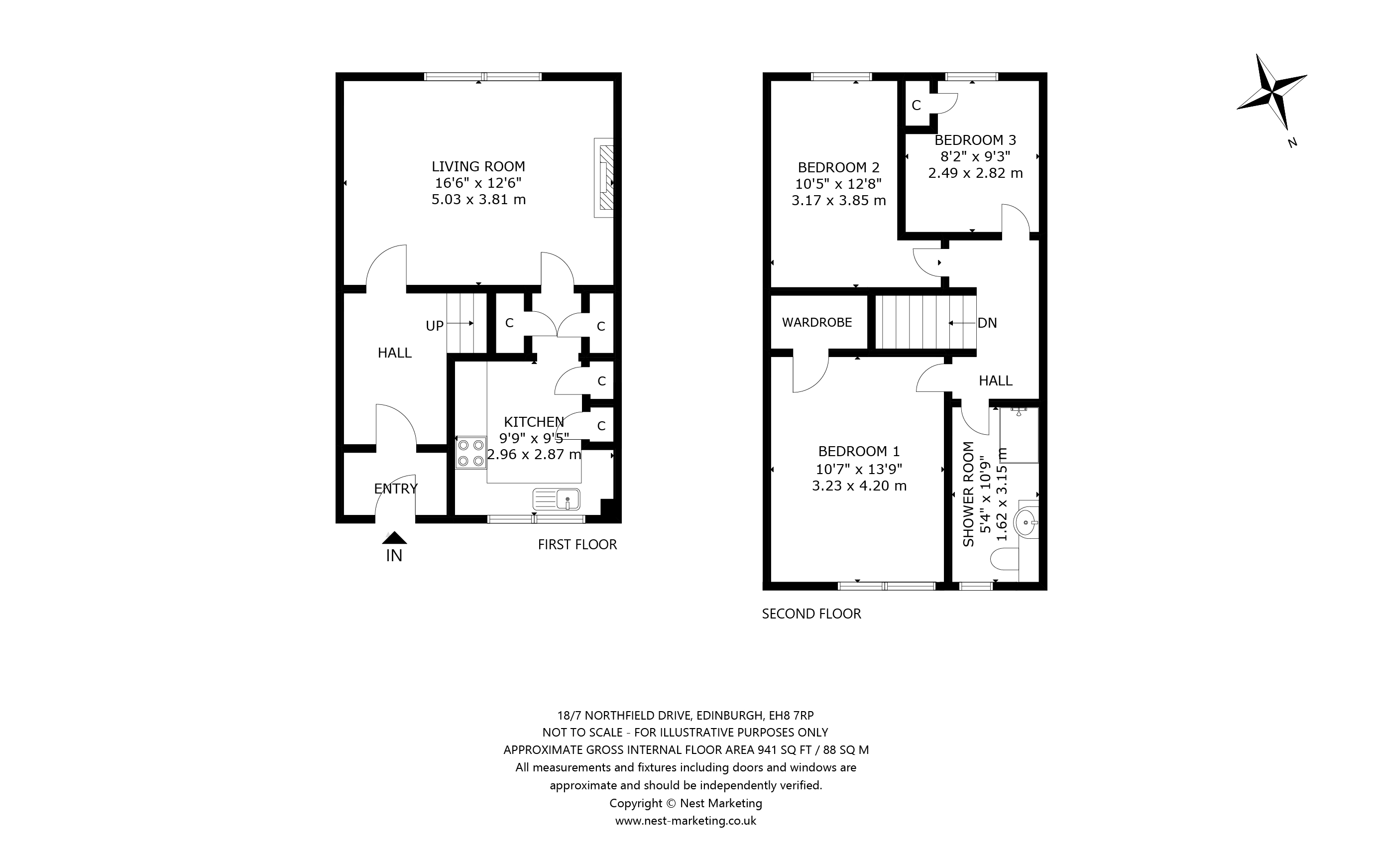 18/7, Northfield Drive, Edinburgh floorplan