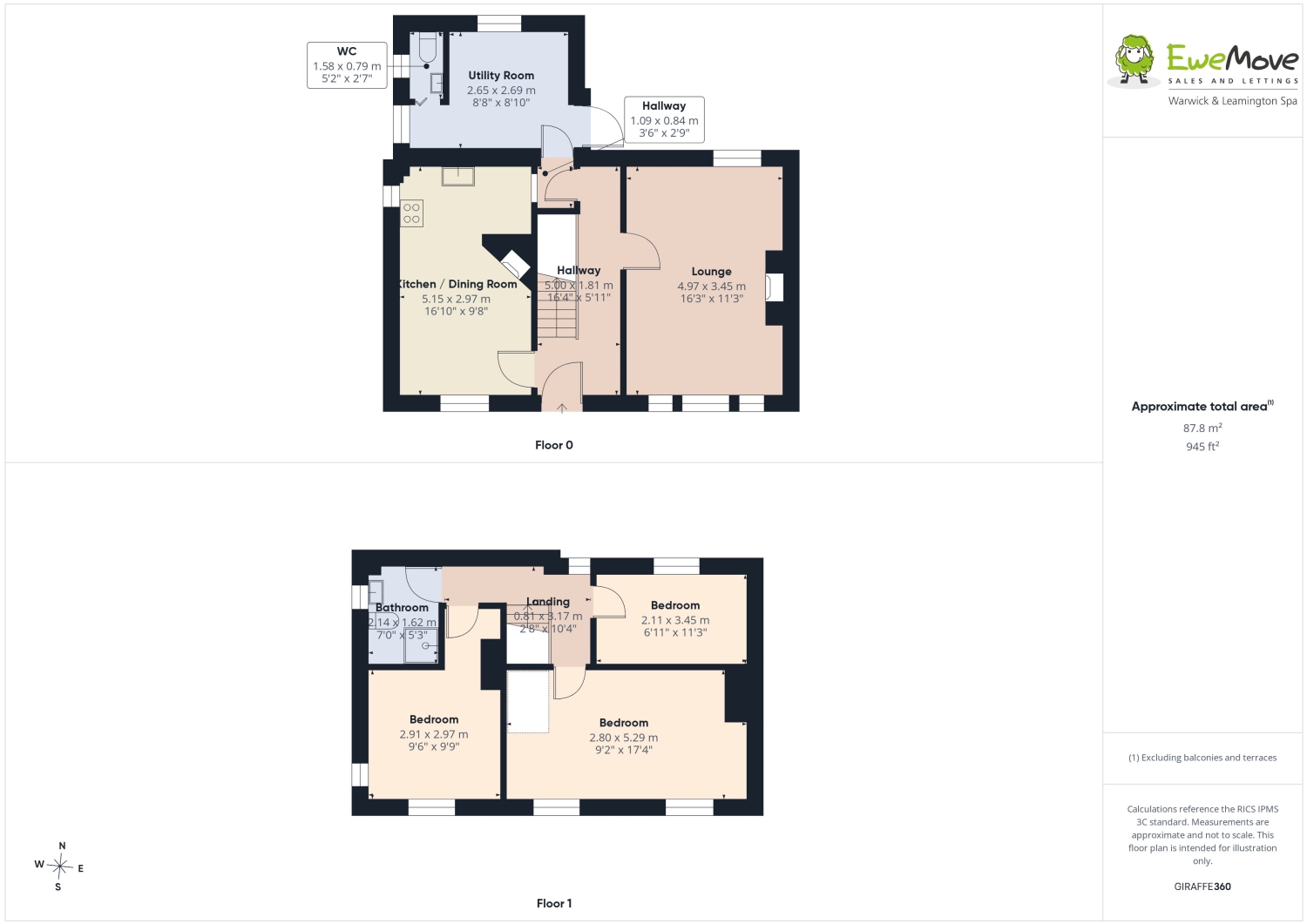 4, St. James Crescent, Southam floorplan