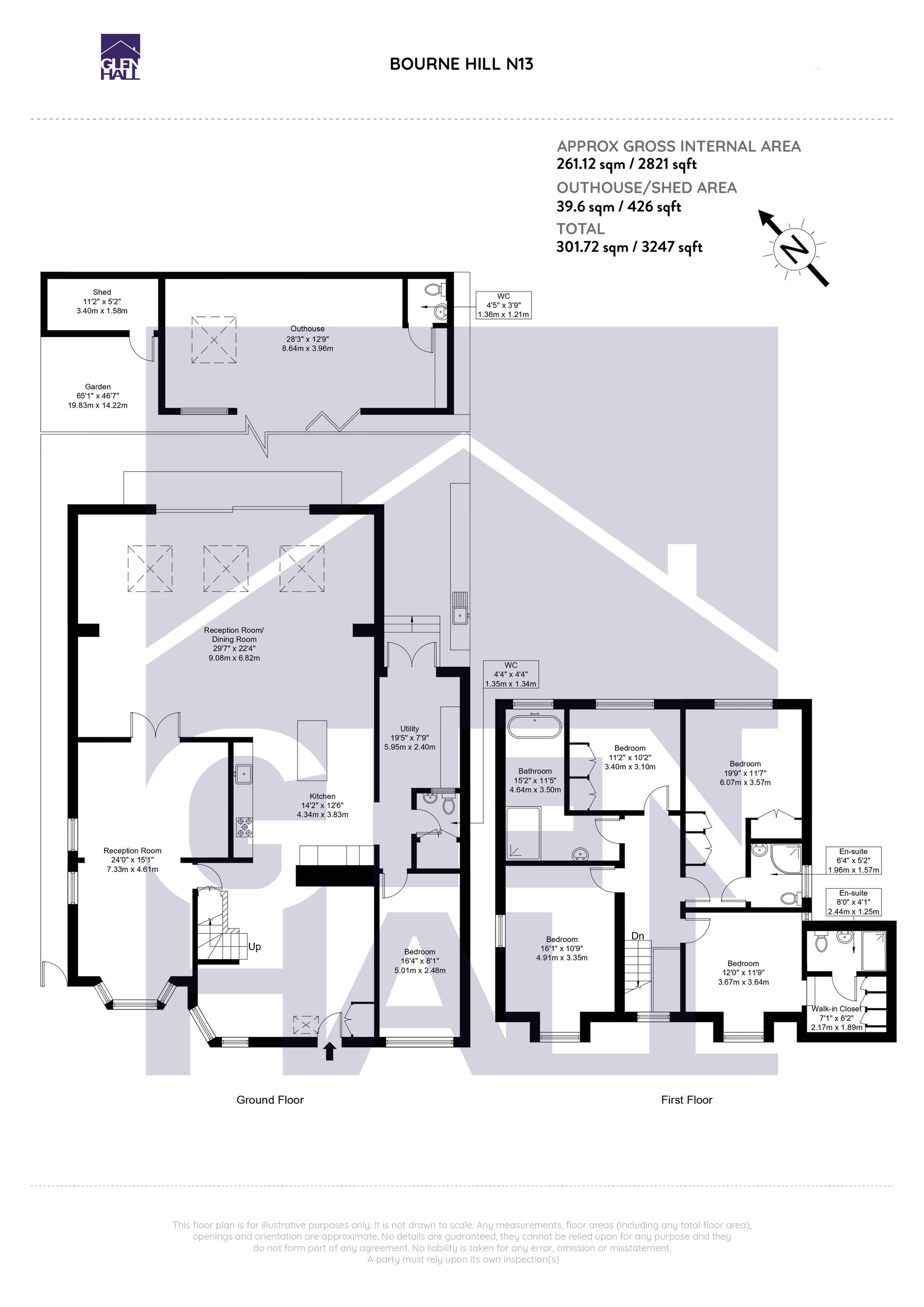 50A Bourne Hill, London floorplan