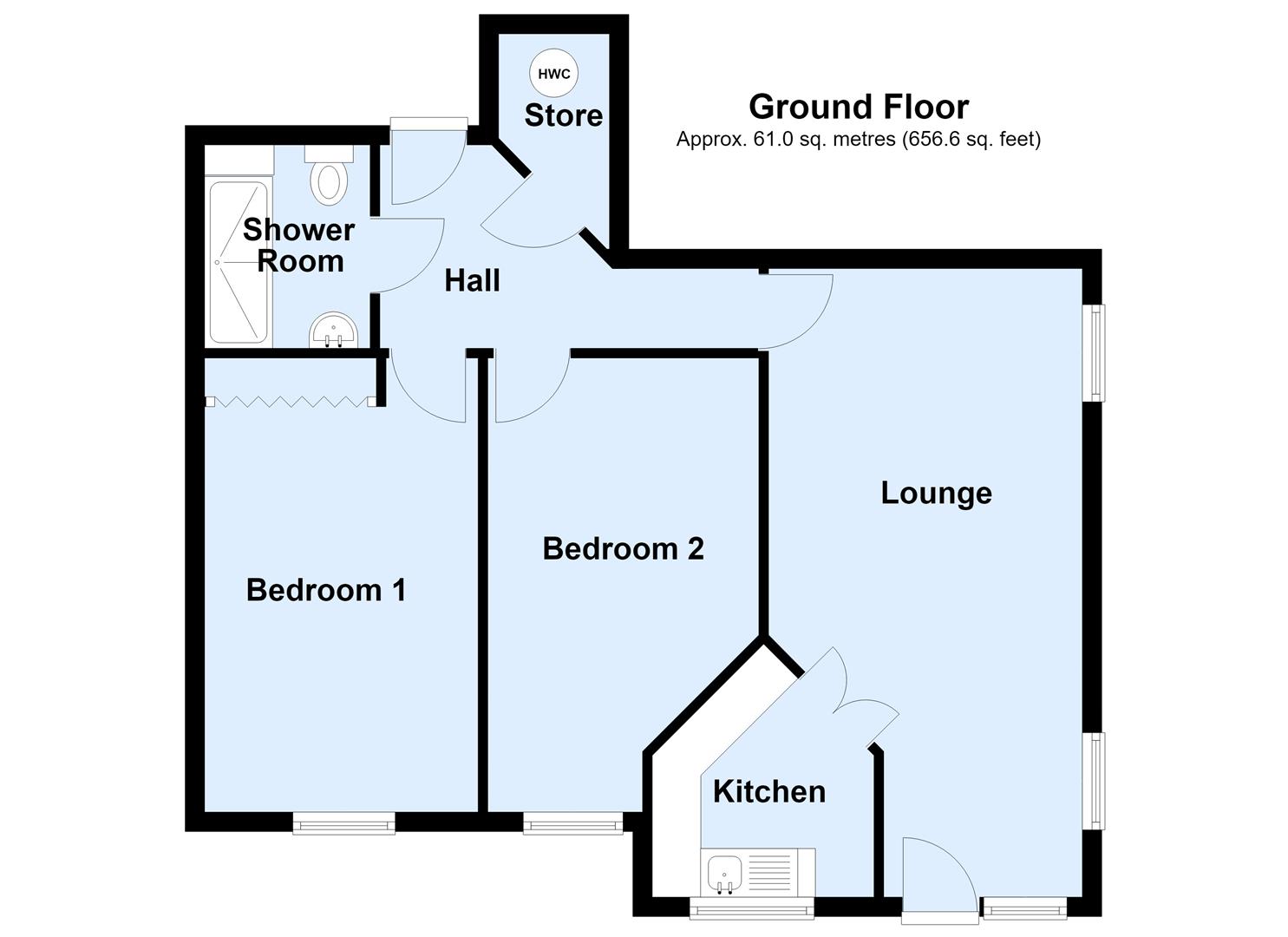 8, Primrose Court, Leeds floorplan