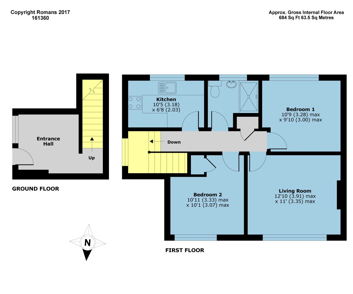 Cricket Field Grove, Crowthorne, Berkshire RG45, 2 bedroom