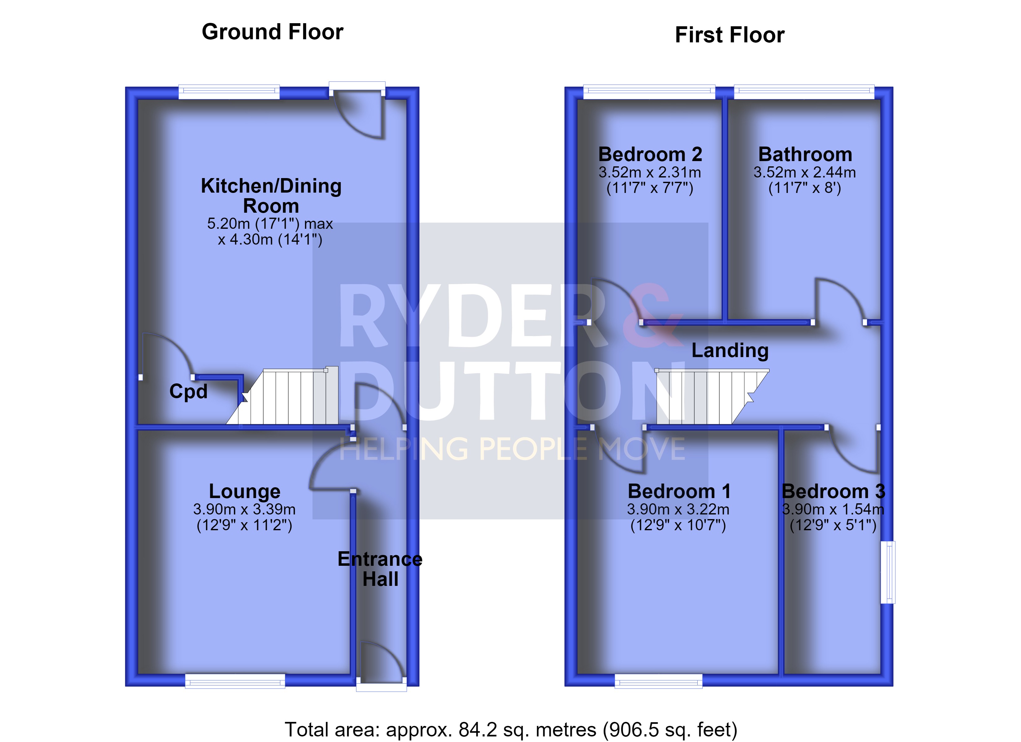 29, Glebe Street, Oldham floorplan