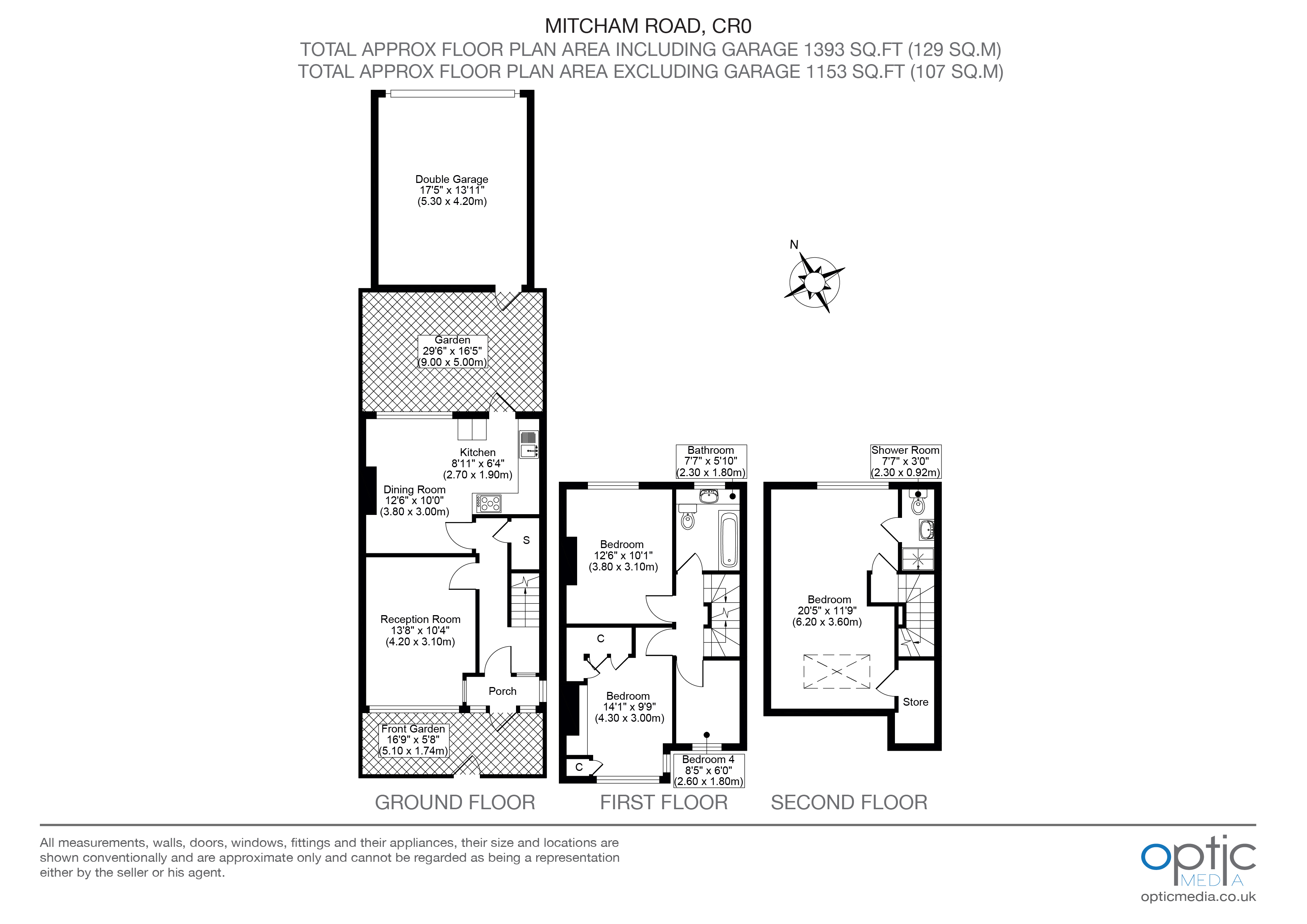 642, Mitcham Road, Croydon floorplan