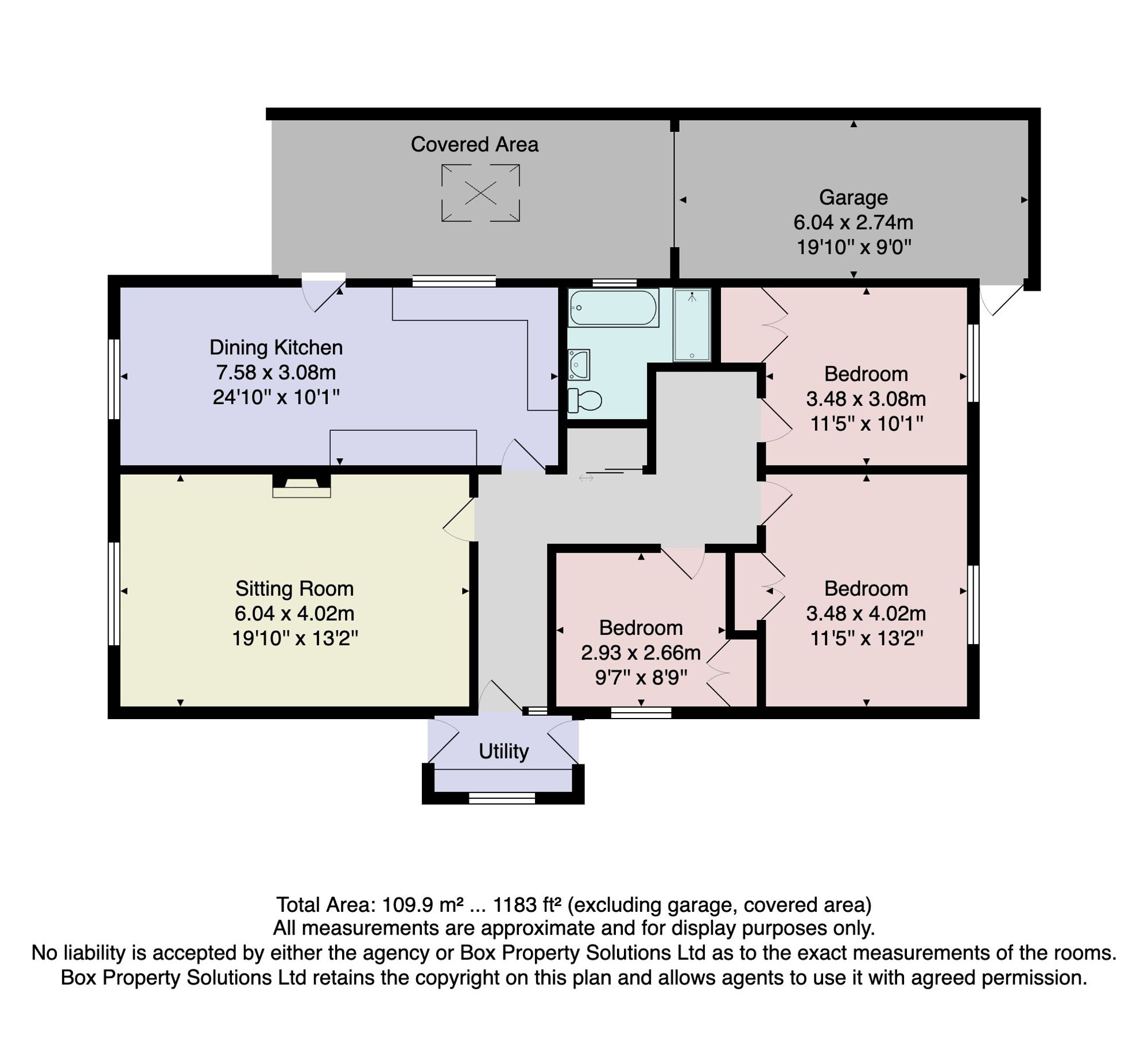 7 Park Square, Otley floorplan