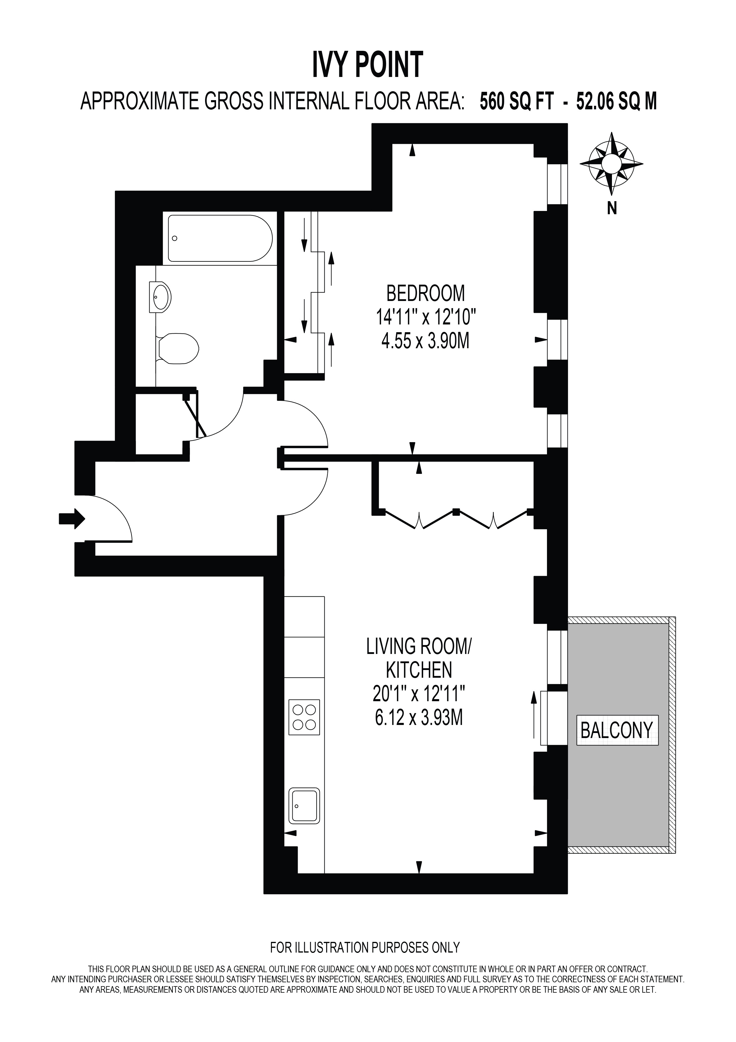 Hannaford Walk, London floorplan