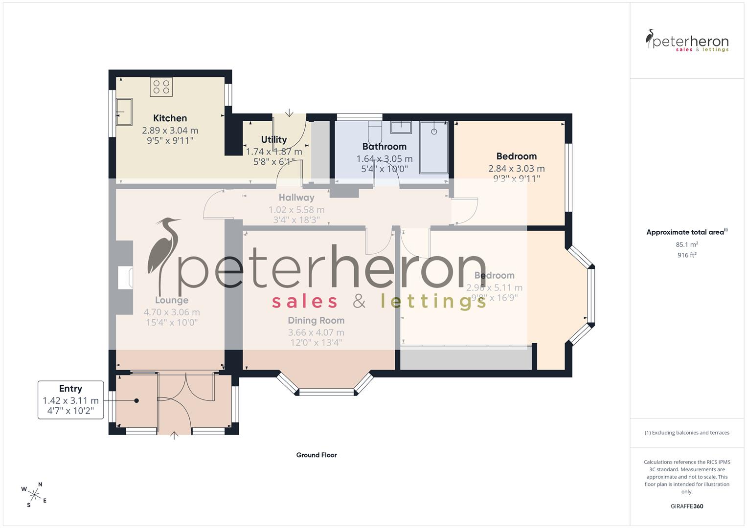 26, Brockenhurst Drive, Sunderland floorplan