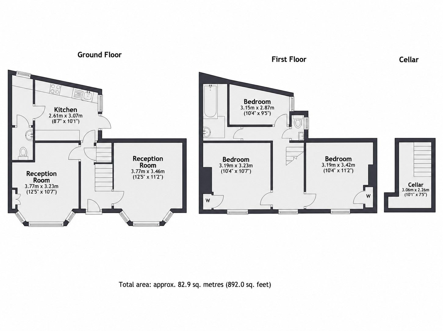 3 Chaucer Road, London floorplan