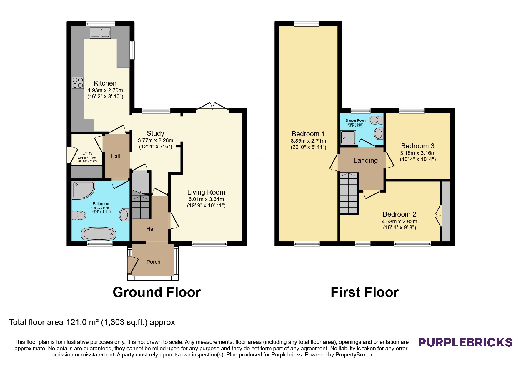 13, Council Villas, Lydbrook floorplan