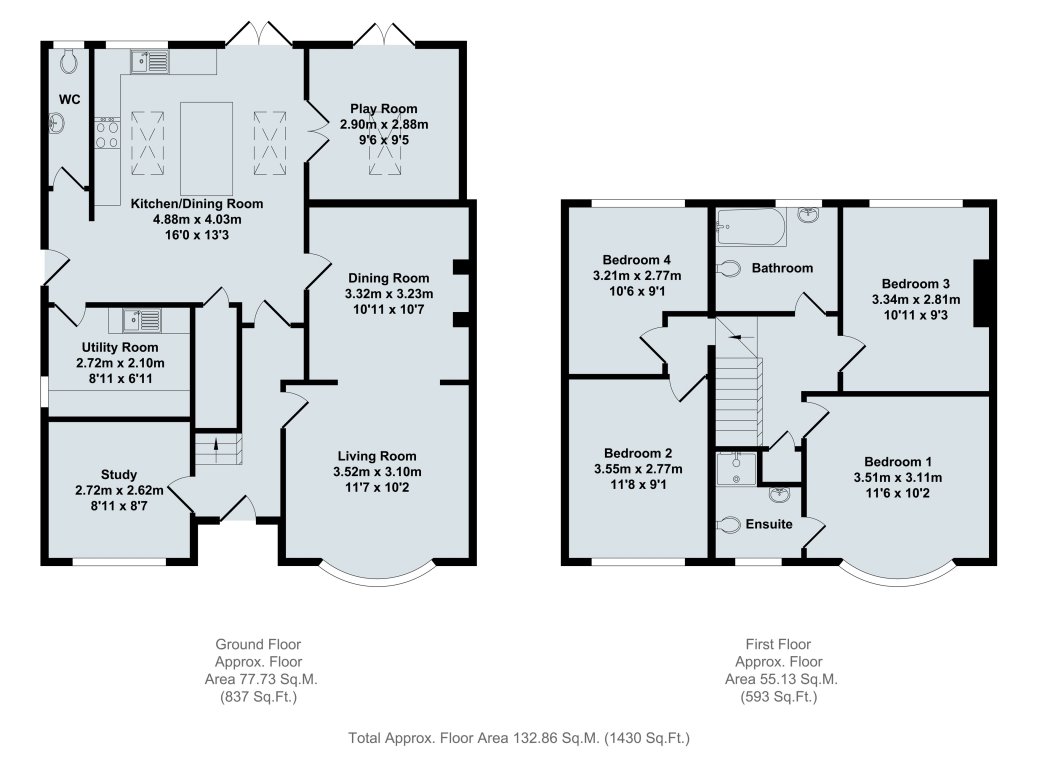 4 Bedrooms  to rent in Evelin Road, Abingdon OX14