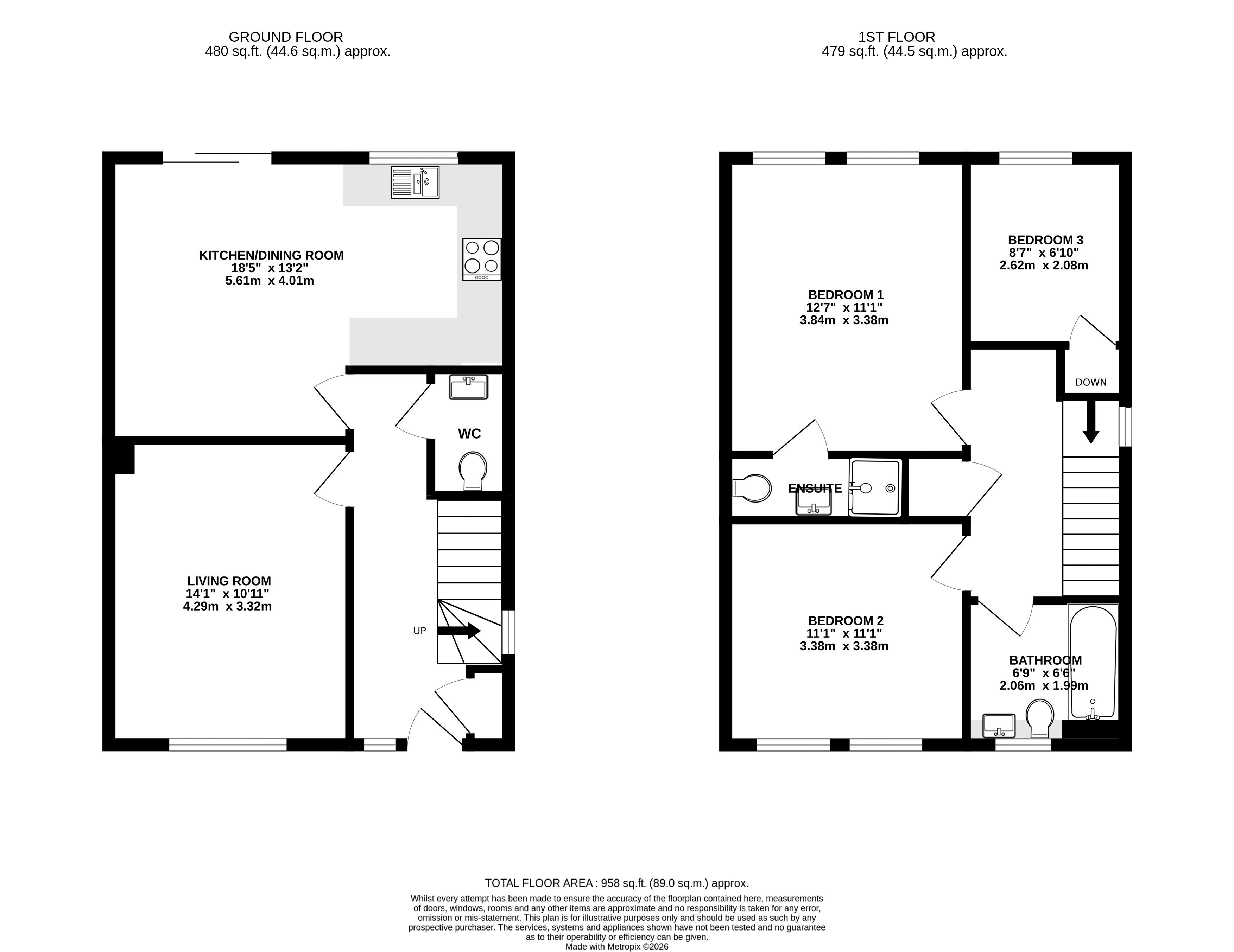 Blossom Court, York floorplan