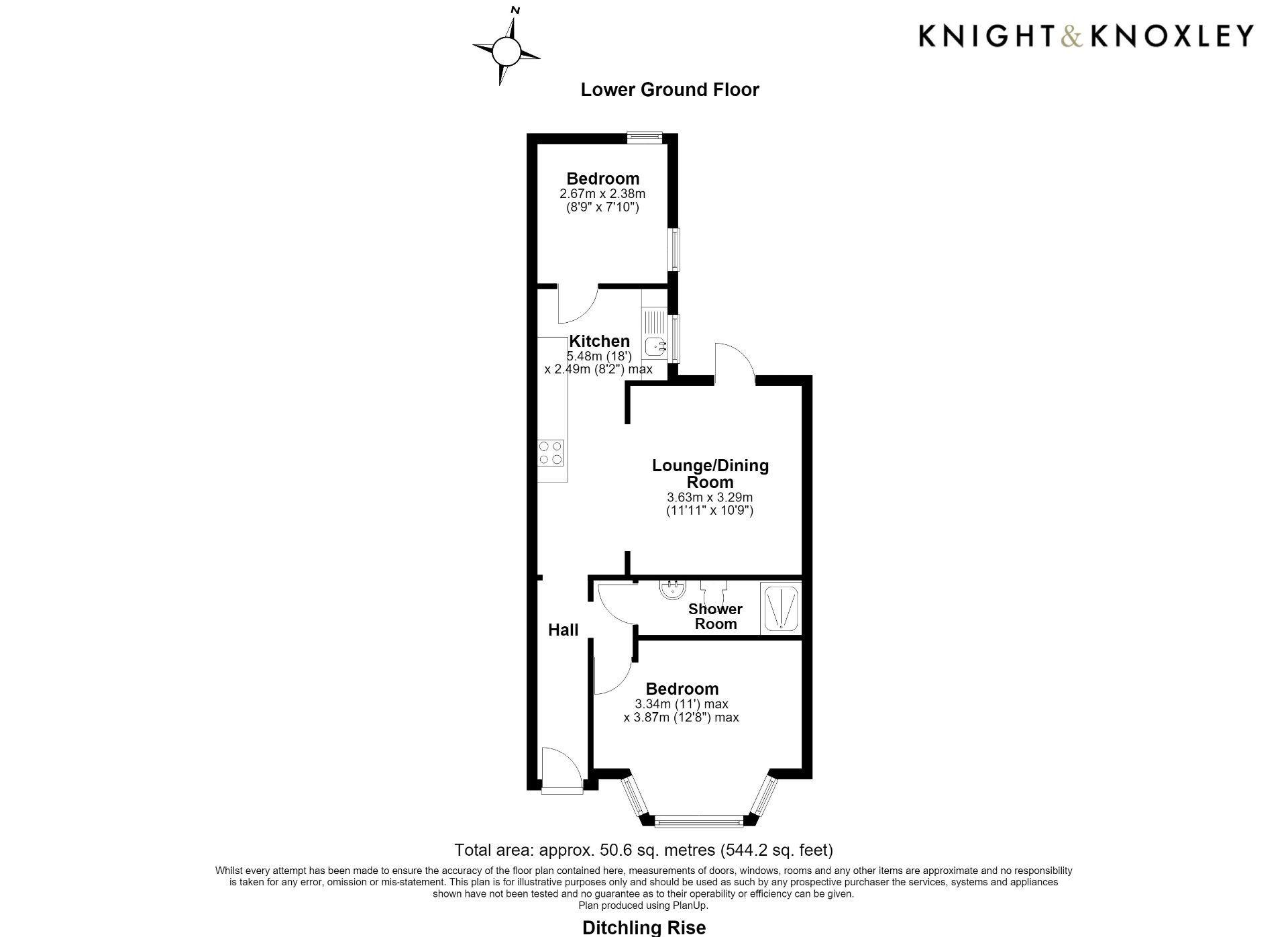 89a Ditchling Rise, Brighton floorplan