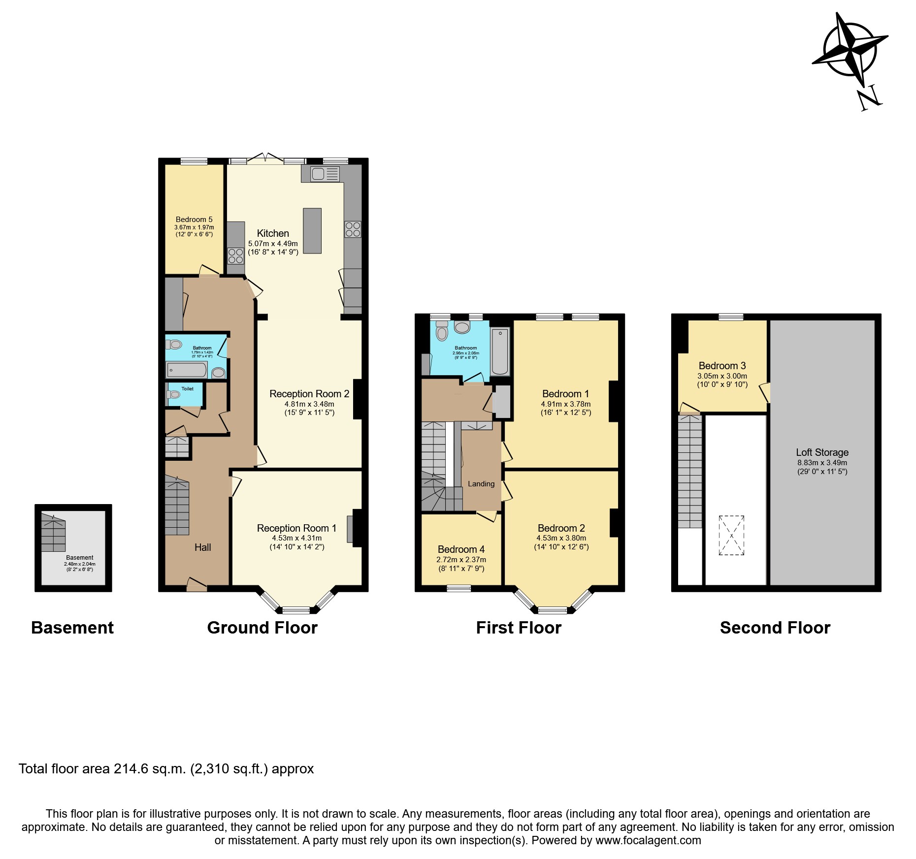 142, Palmerston Road, London floorplan