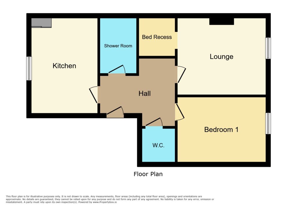 Flat 1/1, Glenarch, Kilchattan Bay floorplan
