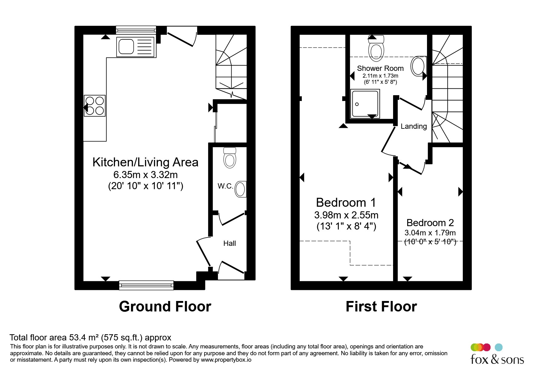 15, Augusta Place, Worthing floorplan