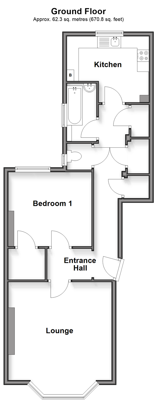 Marine Parade, Littlestone floorplan
