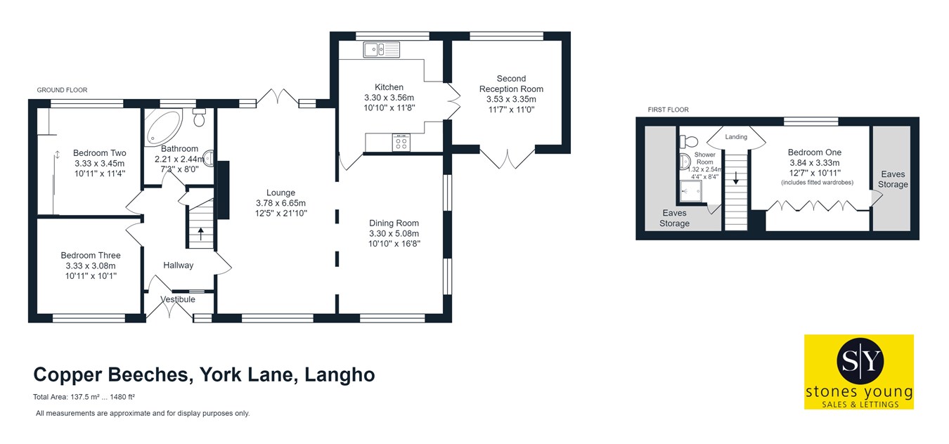 York Lane, Langho, Blackburn BB6, 3 bedroom detached bungalow for sale