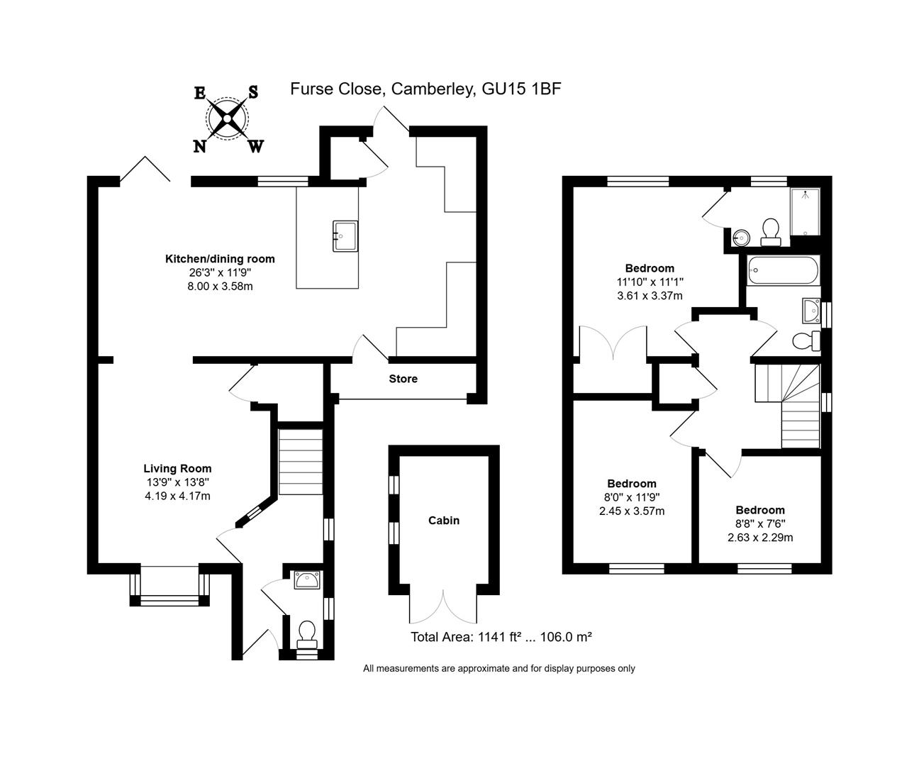 6, Furse Close, Camberley floorplan