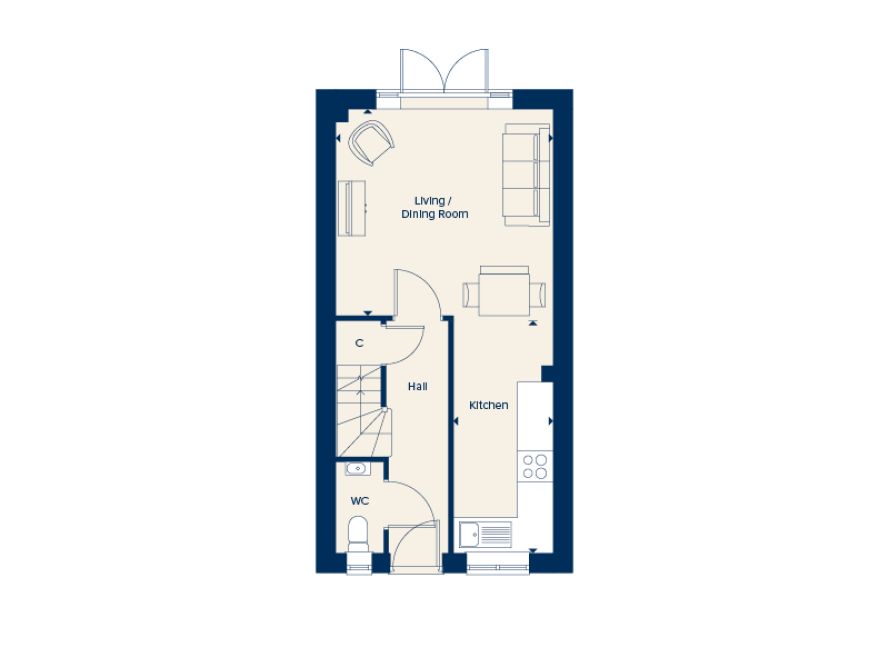 351, Atkins Crescent, Maldon floorplan