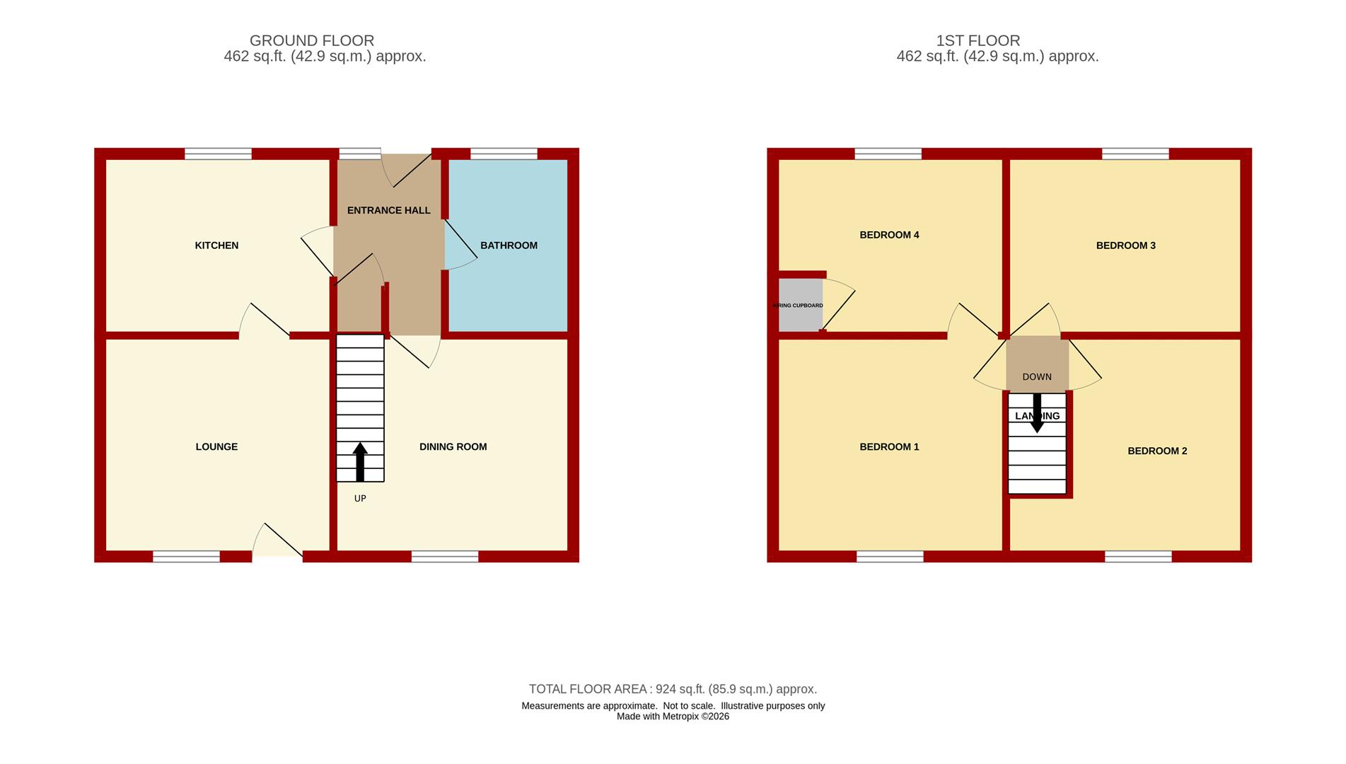 12, Baynhams Walk, Coleford floorplan
